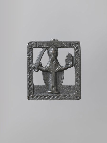 Icon: St. Nicholas Mozajski. Orthodox workshop; Nicholas of Myra St.; ca. 270–345/352. The icon
