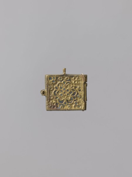 Diptych: Old Testament Holy Trinity and the Mother of God Znamienije, Old Believers' workshop; Mary