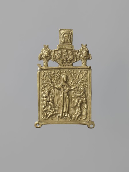 Central wing of the triptych: Mother of God Consolation of all the Sorrowful, Russian workshop,