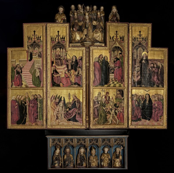 Annunciation with Unicorn Polyptych, Master of the Annunciation with Unicorn Polyptych, 4th quarter