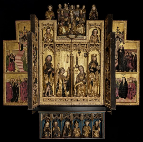 Annunciation with Unicorn Polyptych, Master of the Annunciation with Unicorn Polyptych, 4th quarter