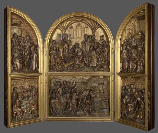 Triptych with the legend of St. Stanislaus, unknown sculptor, Hans von Kulmbach ca. 1485–1522,