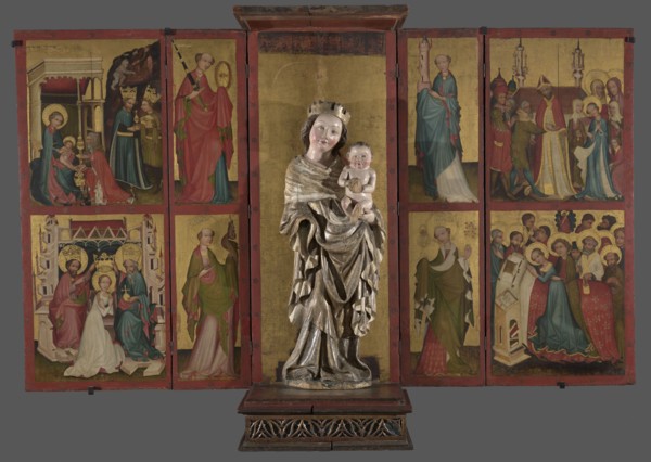 Canopy altar, Gdansk painter; canopy altars; Mary mother of Jesus Christ; Gdansk Pomeranian