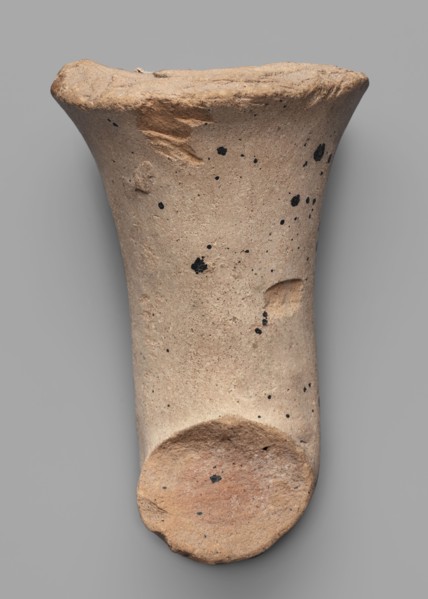 Fragment of a transport amphora body stamped with a Rose of Rhodes, unknown Rhodian workshop; stamp