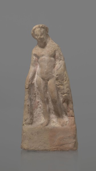 Terracotta figurine of Heracles, terracotta, figurines of nude men, Heracles mythology, Greek