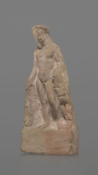 Terracotta figurine of Heracles, terracotta, figurines of nude men, Heracles mythology, Greek