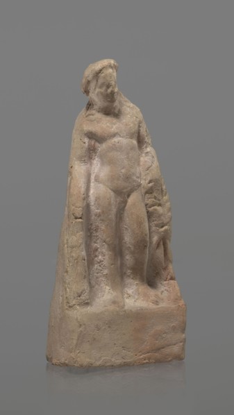 Terracotta figurine of Heracles, terracotta, figurines of nude men, Heracles mythology, Greek