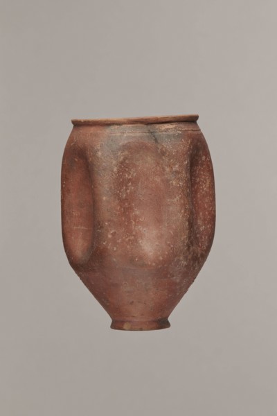 Rippled beaker miniature version, unknown Germanic workshop from Cologne?, hard-fired fine-grained