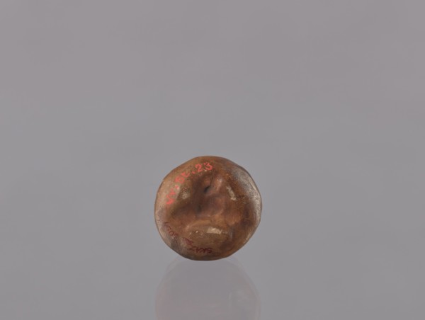 Water vessel for diluting ink, Japanese, Edo 1603–1868, ceramics; small hand-formed unglazed clay