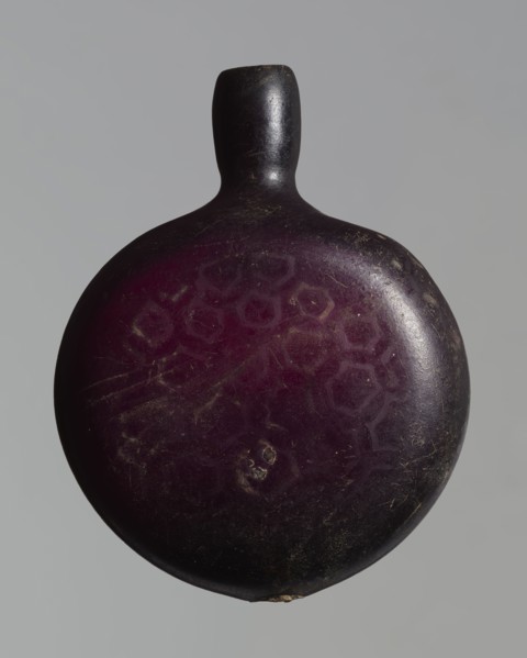 Pilgrim's bottle, Islamic/Arabic, Ayyubid dynasty 12th–13th century, Syria/Egypt/Middle East