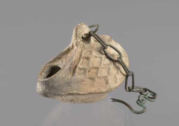 Lamp, repossession Zabkowice Slaskie, Egypt, Coptic art, antiquity, oil lamps, Middle Ages. Oval