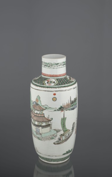 Vase, gift, Paderewski, Ignacy Jan 1860-1941, Chinese, Qing 1644–1911, ceramics, colored porcelain,