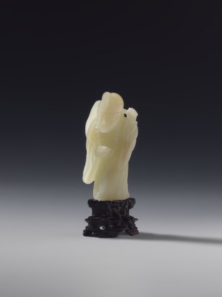 Monk with a rosary around his neck; unknown creator; ; figurine of a monk; Chinese; Qing dynasty
