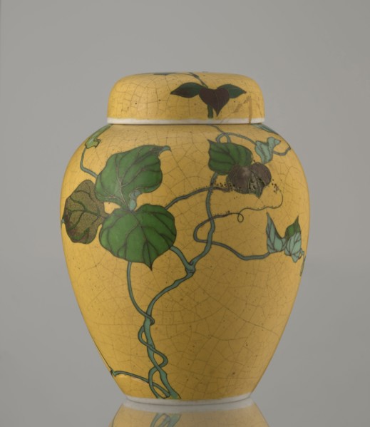 Ginger vessel with lid, Nagoya Shippô Kaisha 1871–1890. Japanese, Meiji period c. 1870–1880.