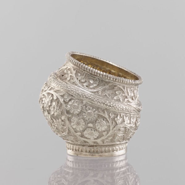Bowl, Indian art, Indian culture, plant ornament, flowers, leaves, containers, applied art, cups,