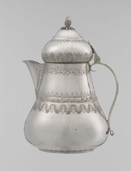 Teapot; maker, 19th century, Turkey Ottoman dynasty, 1299–1922; Islamic art, Turkish; silver