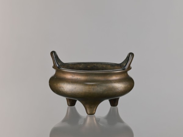 Li-type incense burner, ceremonial/ritual Li-type vessel; Chinese, Qing dynasty 1644–1911, 18th