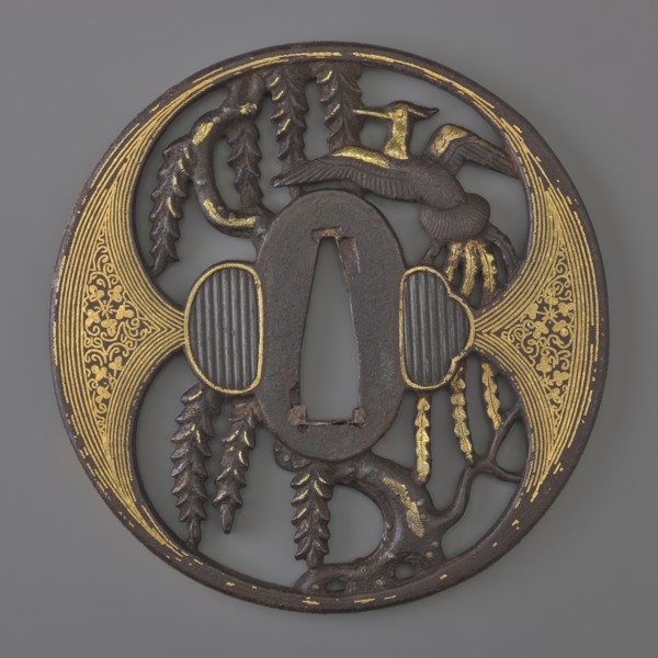 Crossguard tsuba, Japanese, Edo period 1603–1868, early 18th century, weapons — katana crossguard