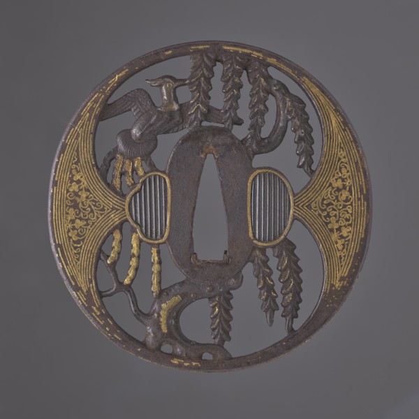 Crossguard tsuba, Japanese, Edo period 1603–1868, early 18th century, weapons — katana sword