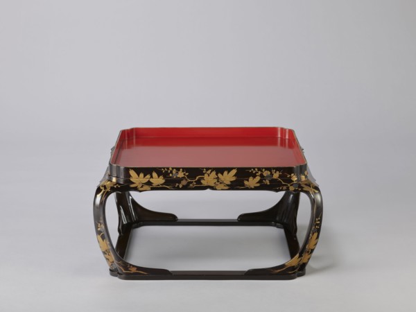 Tray on legs kakeban, gift; Japanese, Edo period early 19th century. One of a set of three tables