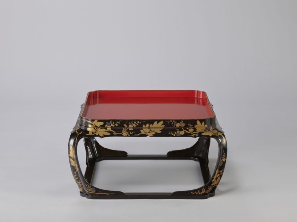 Tray on legs kakeban, gift; Japanese, Edo period early 19th century. One of a set of three tables