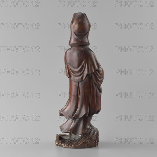 Guanyin Bodhisattva, Qing dynasty 1644–1911, 19th century, China; sculpture figurine of Chinese