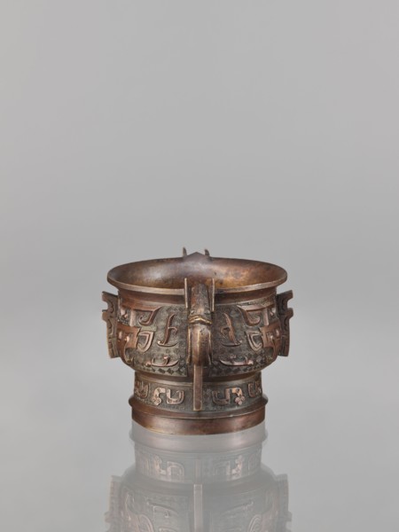 Gui-type incense burner, bronze, Chinese, Qing dynasty 1644–1911, 19th century, China; gui vessel