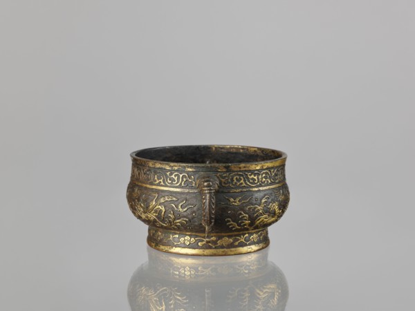 Gui-type incense burner, Chinese, Qing dynasty 1644–1911, 19th century. Bronze ceremonial/ritual