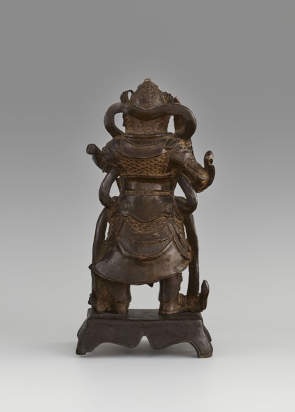 Weituo — protector of Buddhist learning and monasteries;, figurine; Chinese art; Chinese Buddhism;