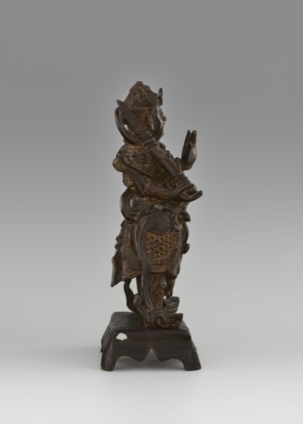 Weituo — protector of Buddhist learning and monasteries., Figurine, sculpture, 15th/16th century,