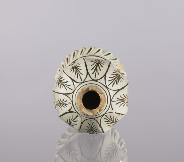 Bottle, Abdullazad Mirza Baba fl. ante 1939, Islamic art, Persian, Qajar dynasty 1785–1925, glazed