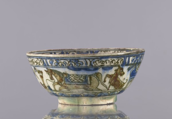 Bowl, 2nd half of the 19th century, Iran Qajar dynasty, Persian; glazed ceramic vessel tableware,