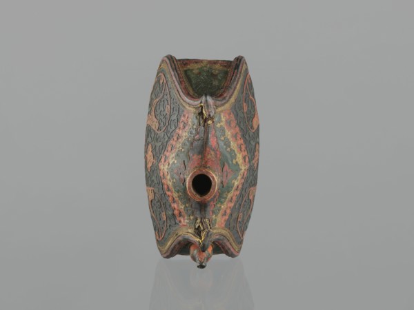 Waterskin matara, Turkish, Ottoman dynasty 1299–1922, 2nd half of the 16th century, Turkey, vessel;