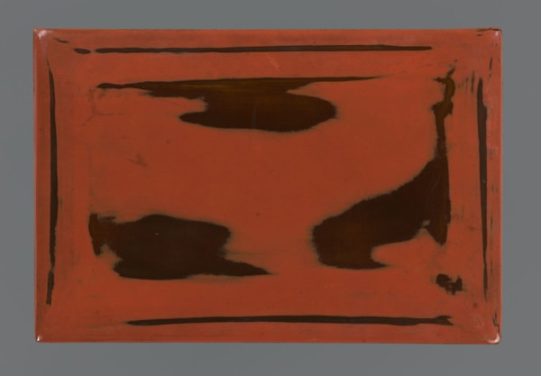 Box with lid; maker, gift; Japanese art; Japanese; Meiji 1868–1912; negoro; early 20th century
