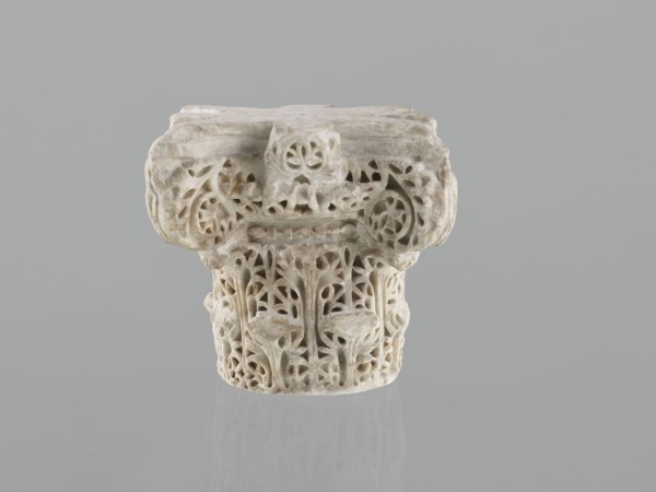 Column capital from Madinat az-Zahra, Islamic/Arabic art, Caliphate of Córdoba 929–1031,