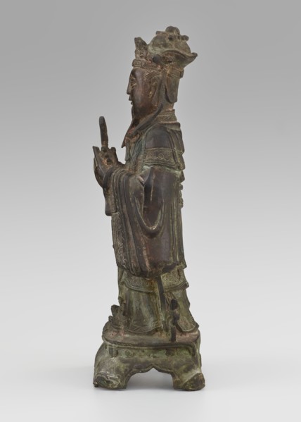 Dignitary - official, unknown,  craftsman author, figurine of a man, Chinese art, Chinese culture,