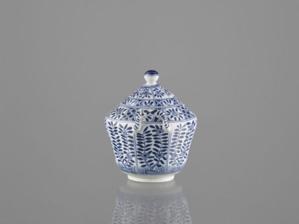 Sugar bowl with lid, ceramics, sugar bowl, Chinese art, Chinese culture, lid, 20th century, China,