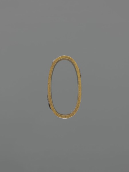 Metal scabbard ring semegane, Japanese, Edo 1603–1868 / Meiji 1868–1912, 19th century . Katana