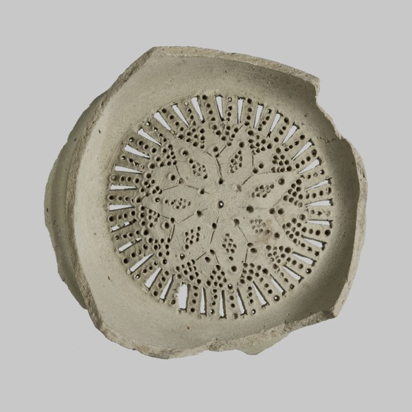 Strainer — jug filter;, Islamic art, Arabic; Mamluk Sultanate 1250–1517; Arabic/Egyptian ceramics;