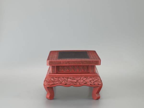 Table-shaped stand, meander ornament, plant ornament, Chinese art, Chinese culture, Ming 1368–1644,