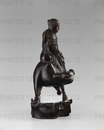 Laozi on a Buffalo, Chinese, Qing dynasty 1644–1911, 19th century. Sculpture/figurine depicting