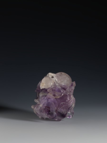 Pomegranate-shaped vessel, Qing dynasty 1644–1911, 18th–19th century, China; porcelain vessel