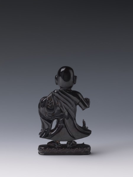 Buddhist monk, Chinese, Qing style, Chinese Buddhism, Qing 1644–1911, Luohan iconography, 19th