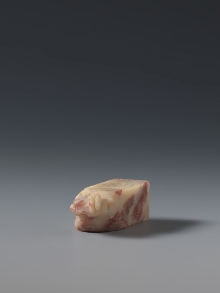 Seal stamp, maker, ; subject: hares; Chinese; medium: seal stamp sculpture; culture: Qing dynasty