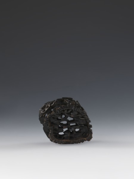 Laozi on base;, 19th century, Qing 1644–1911, China. Figurine and base: sculpture; figurine height