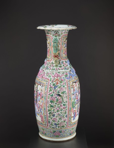 Vase, collateral provenance, manor property Ruchna; Chinese art; Chinese culture; Qing 1644–1911;