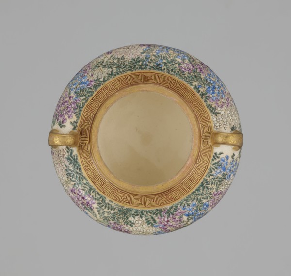 Incense burner kôro with cover, Kinkôzan, Sôbei VII 1867–1927, / personal slogans / craftsman,
