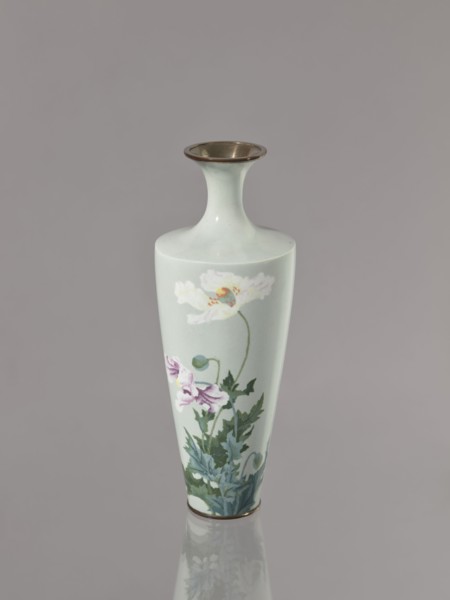 Vase, poppies; Japanese art; Japanese culture; flowers iconography; Meiji–Taisho period, ca.