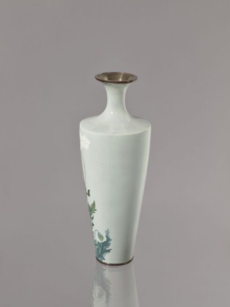 Vase, poppies, Japanese art, Japanese culture, flowers iconography, Meiji 1868–1912 / Taisho