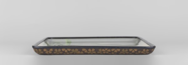 Tray, Namikawa Sôsuke 1847–1910 maker, Japanese, Meiji period ca. 1890–1900. Rectangular tray with
